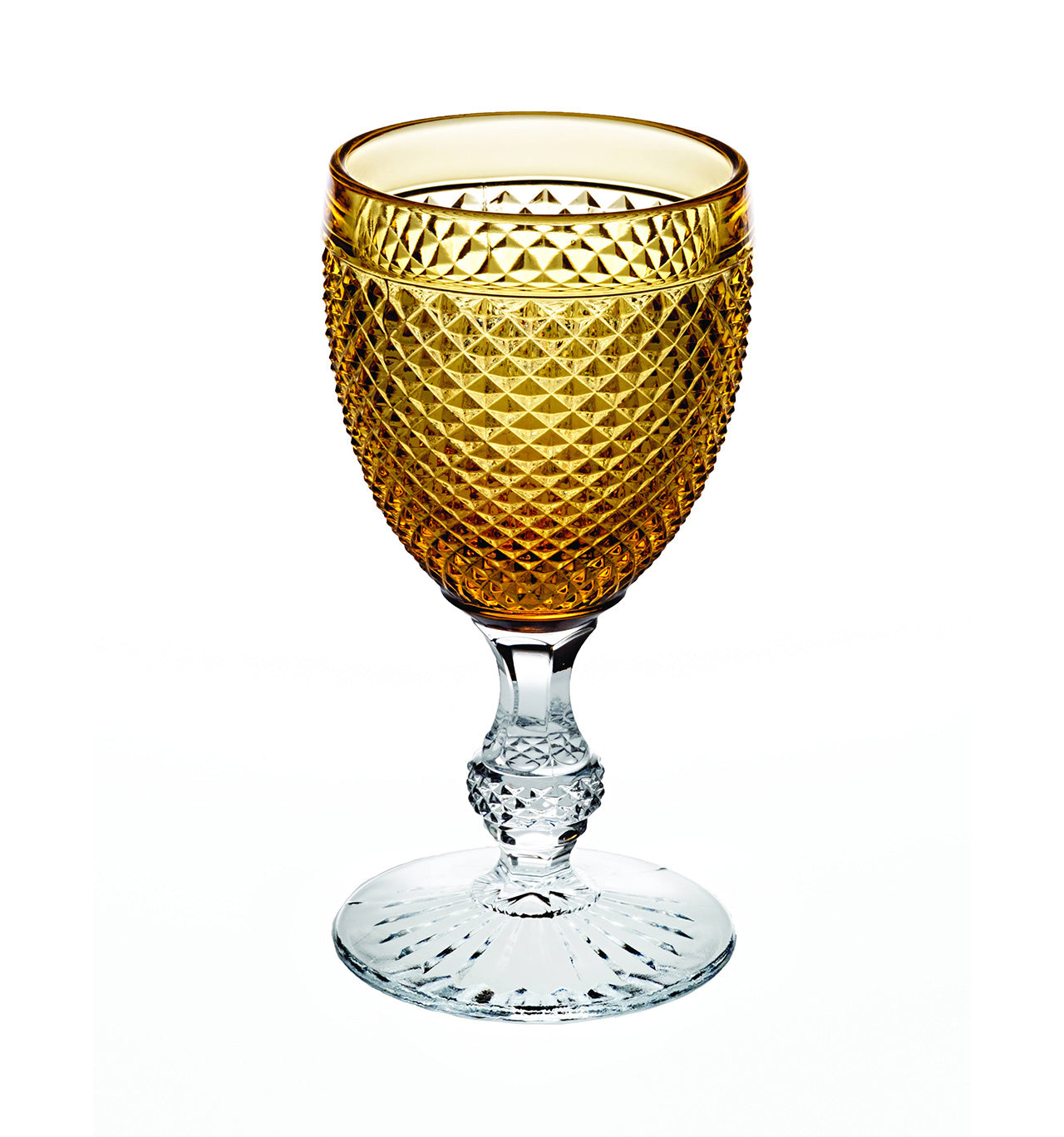 Wine glass, Bicos Bicolor Amber - VISTA ALEGRE