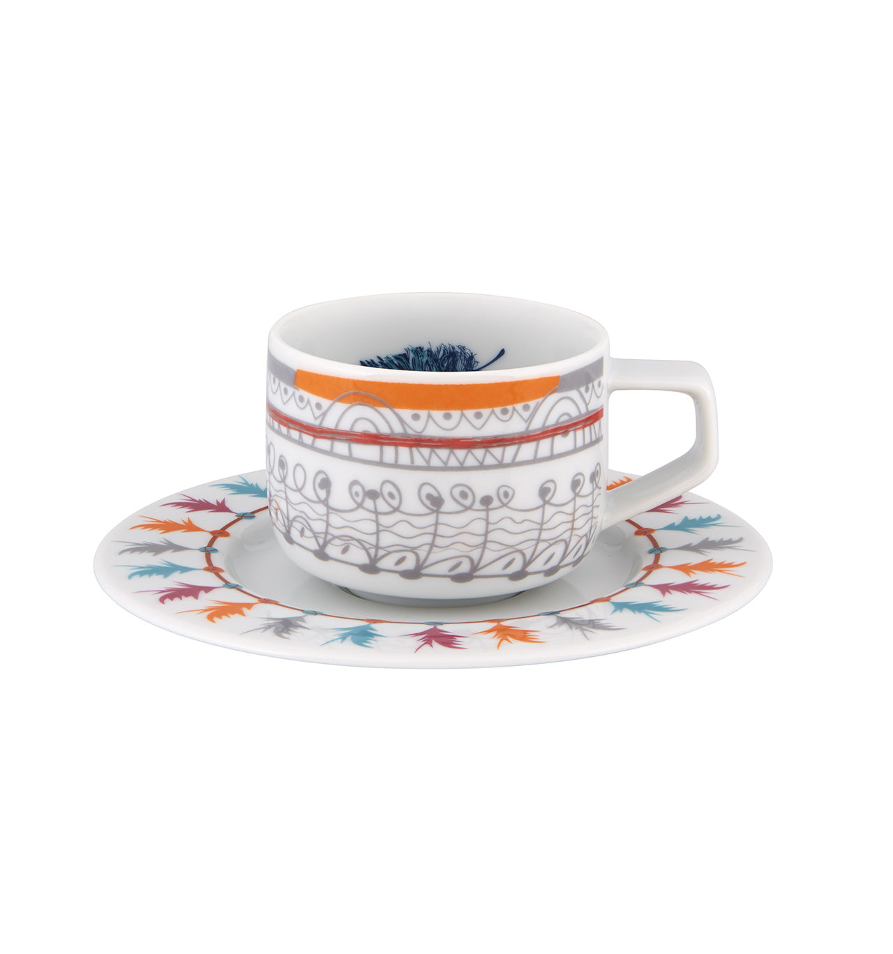 Teacup with saucer, 8.7 fl oz, Atrapasuenos - VISTA ALEGRE