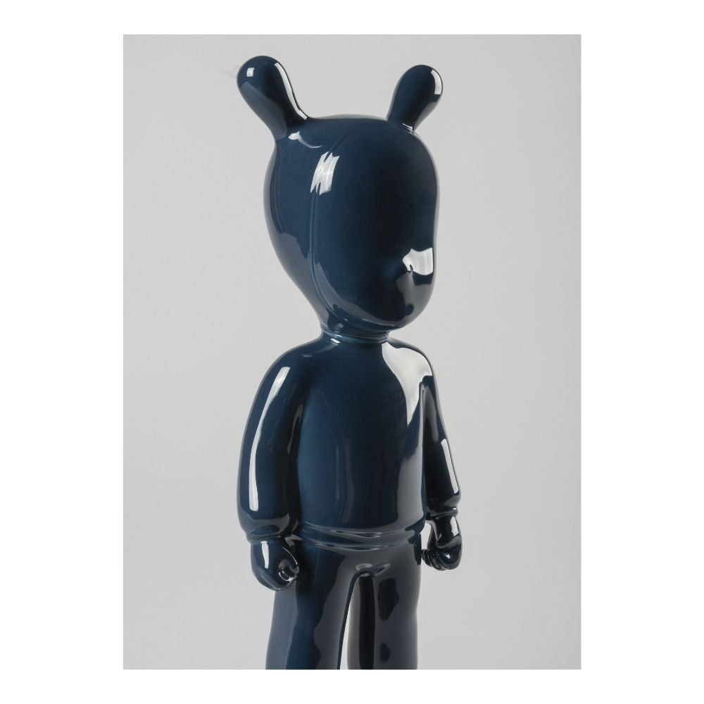 Porcelain sculpture, 11.8 inches, The Dark Blue Guest by Jaime Hayon - LLADRO