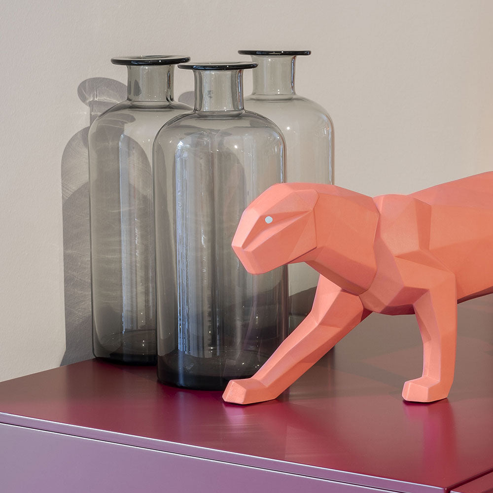 Porcelain sculpture, Coral Panther, Origami by Dept. Decoracion - LLADRO