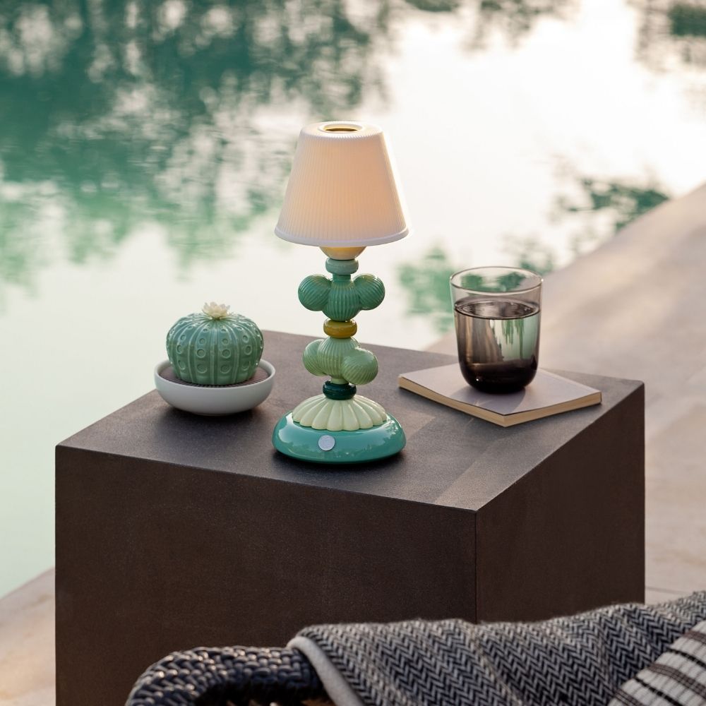 Cactus lamp, green, Firefly - LLADRO
