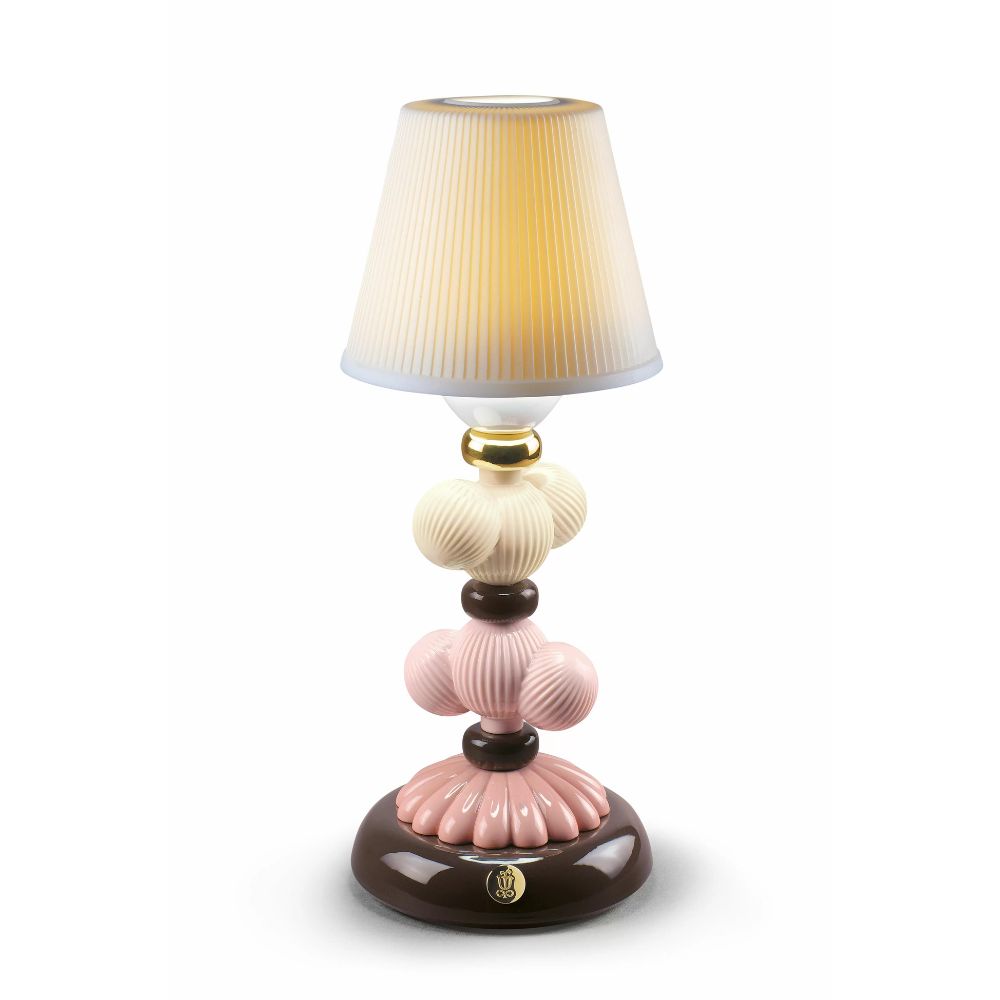 Cactus lamp, pink, Firefly - LLADRO