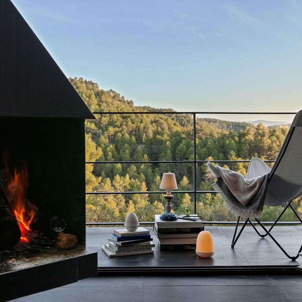 Sunflower lamp, Ivory, Firefly - LLADRO