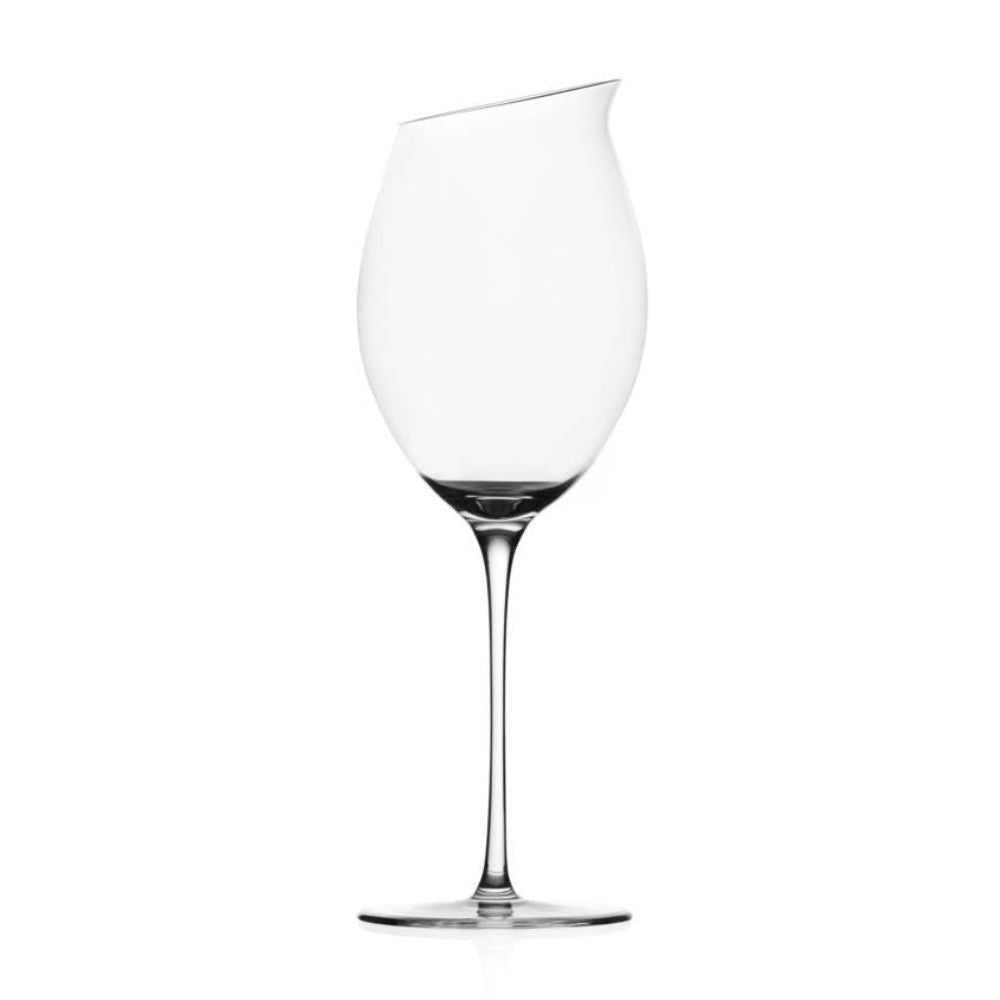 Red wine glass, fine, Solisti cutted by Marco Sironi - ICHENDORF