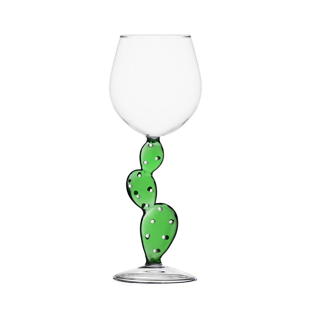 Wine glass, Cactus Green, Desert Plants by Alessandra Baldereschi - ICHENDORF