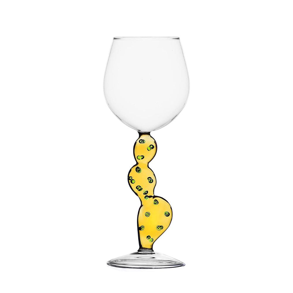 Wine glass, Cactus Yellow, Desert Plants by Alessandra Baldereschi - ICHENDORF