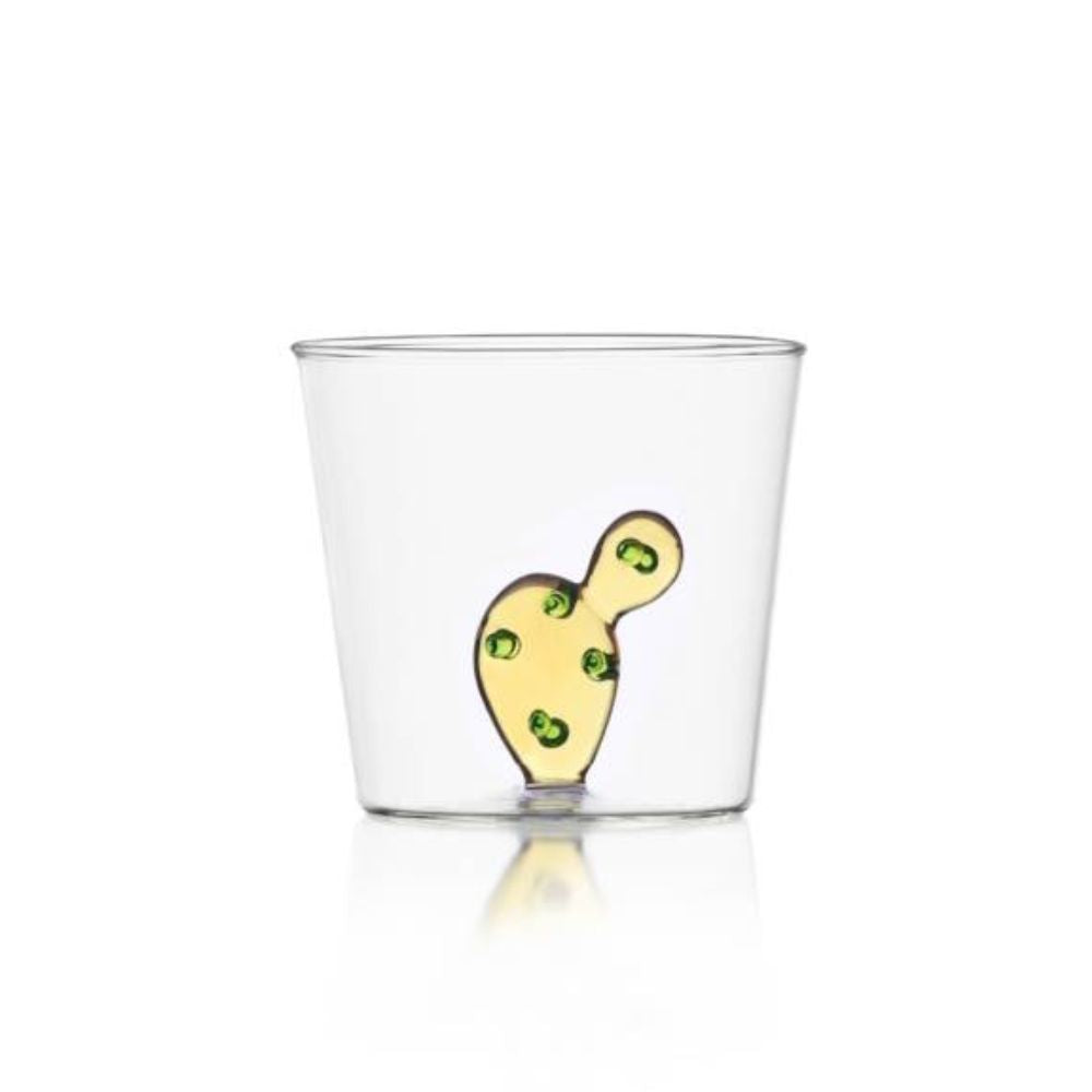 Water glass, Cactus Amber, Desert Plants by Alessandra Baldereschi - ICHENDORF