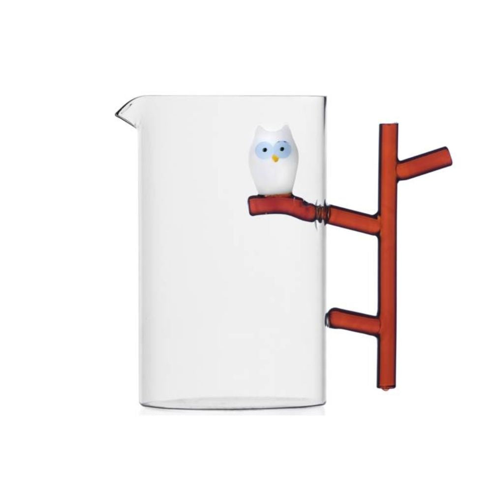 Glass carafe, Owl, Animal Farm by Alessandra Baldereschi - ICHENDORF