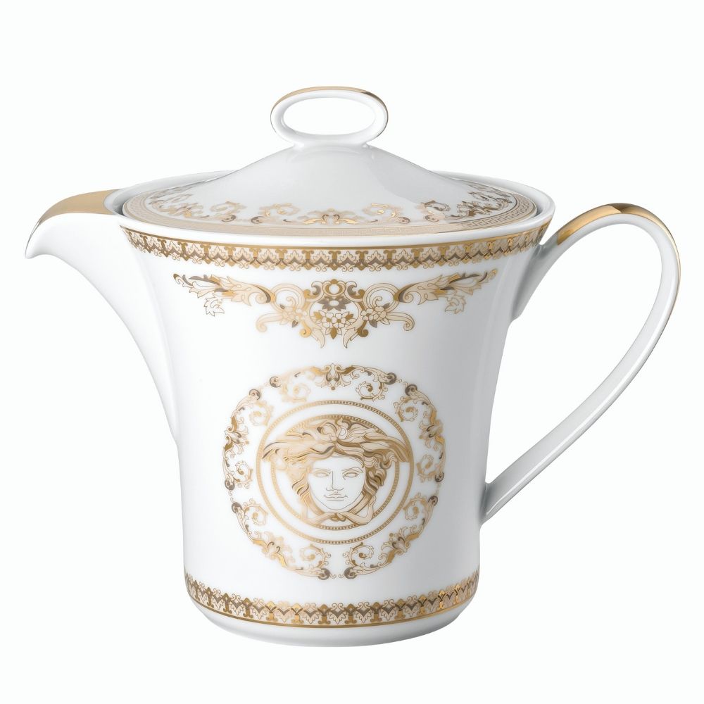 Porcelain teapot, Medusa Gala - VERSACE