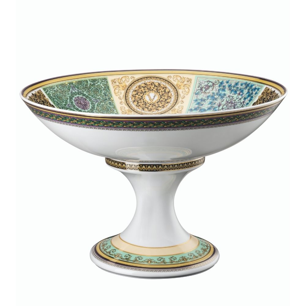 Footed bowl, Barocco Mosaic - VERSACE