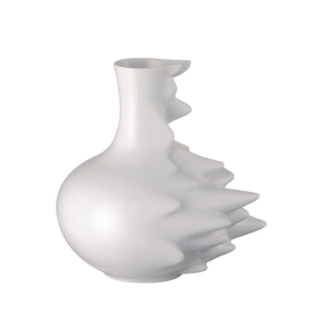 White porcelain vase, 8.7 inches, Fast by Cedric Ragot - ROSENTHAL
