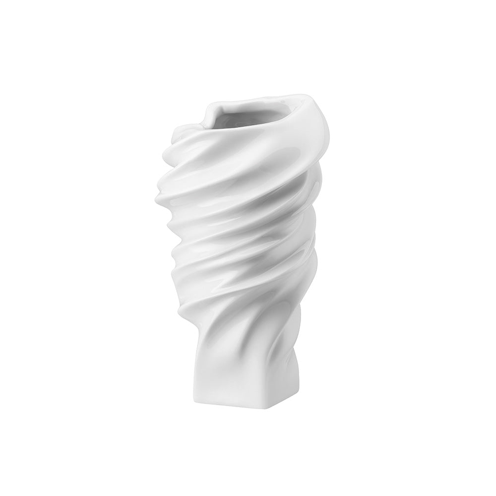 White porcelain vase, 4.3 inches, Squall White by Cedric Ragot - ROSENTHAL