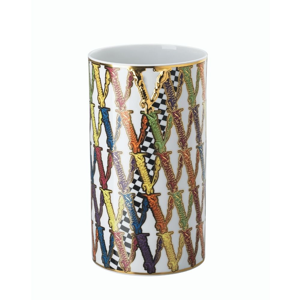 Porcelain vase, 11.8 inches, Virtus - VERSACE