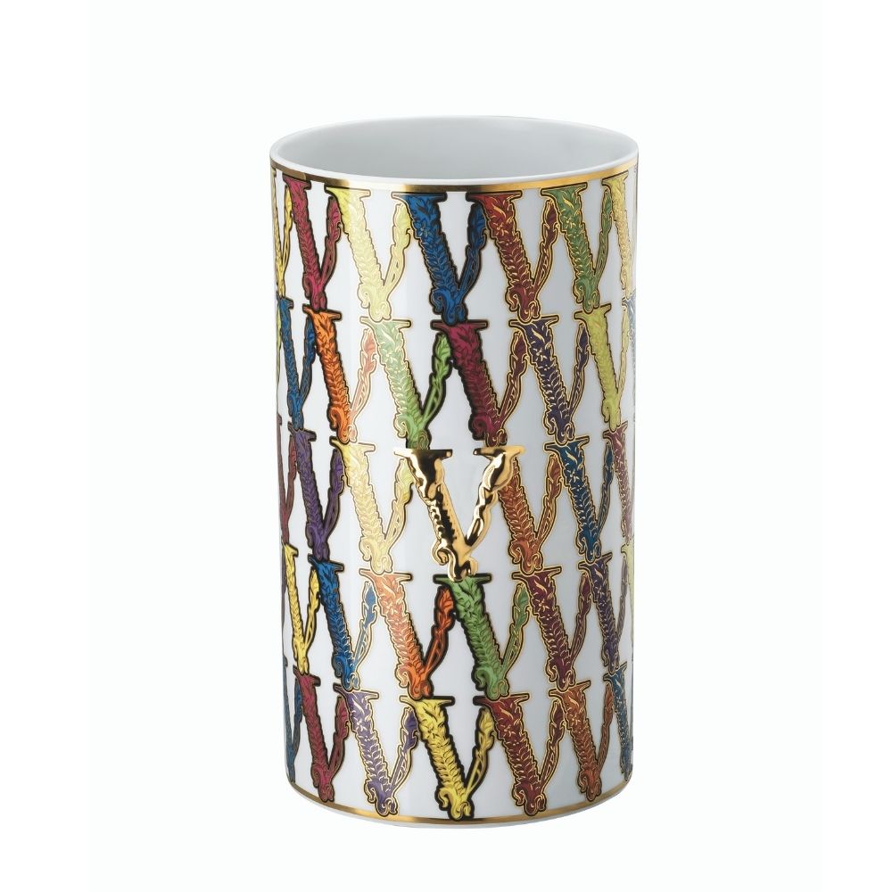 Porcelain vase, 11.8 inches, Virtus - VERSACE