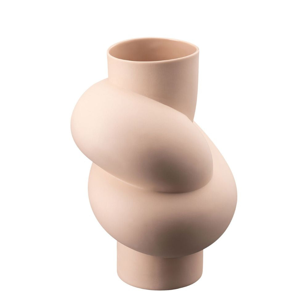 Cream-ivory porcelain vase, 9.8 inches, Node Cameo - ROSENTHAL