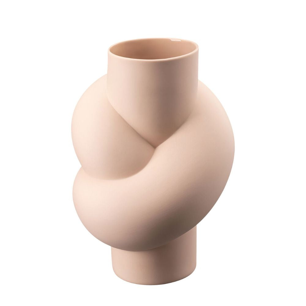 Cream-ivory porcelain vase, 9.8 inches, Node Cameo - ROSENTHAL