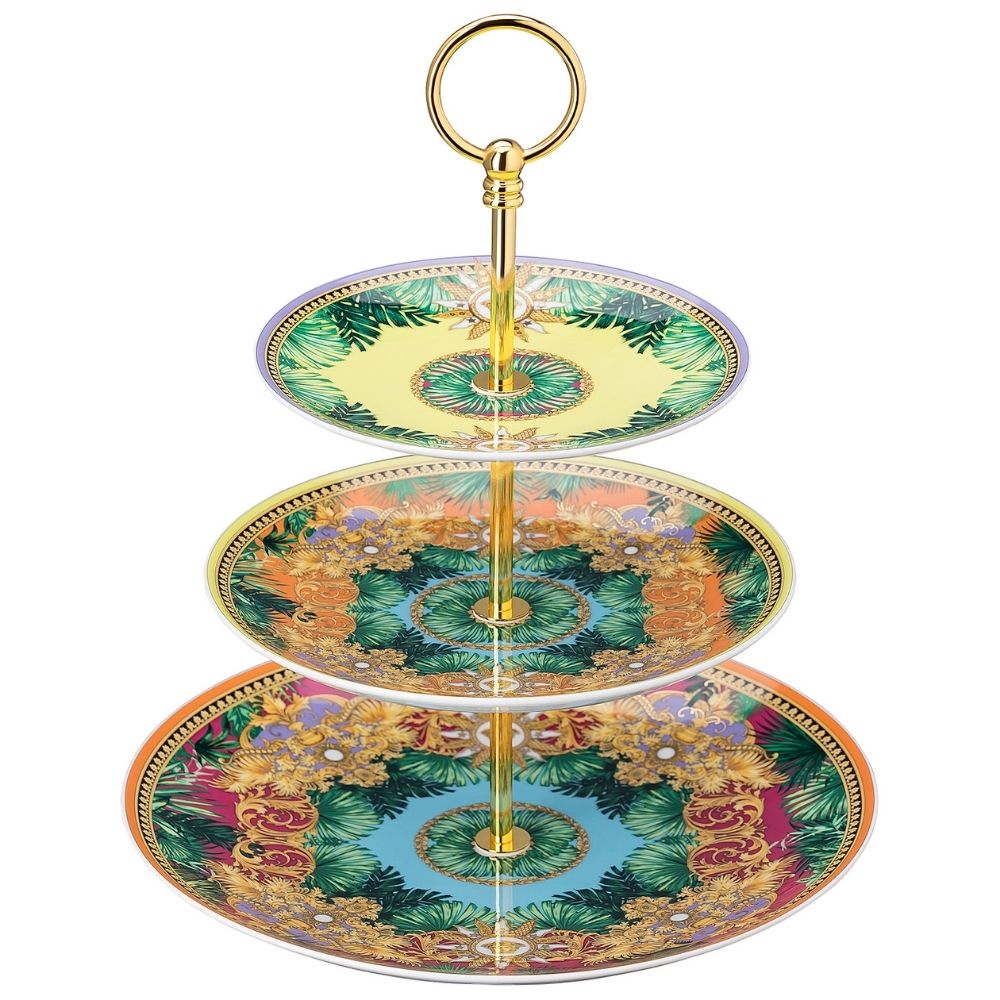 3-tier shelf, Jungle Animalier - VERSACE