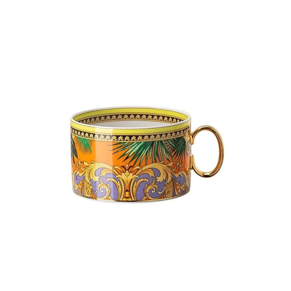 Tea cup and saucer, Jungle Animalier - VERSACE