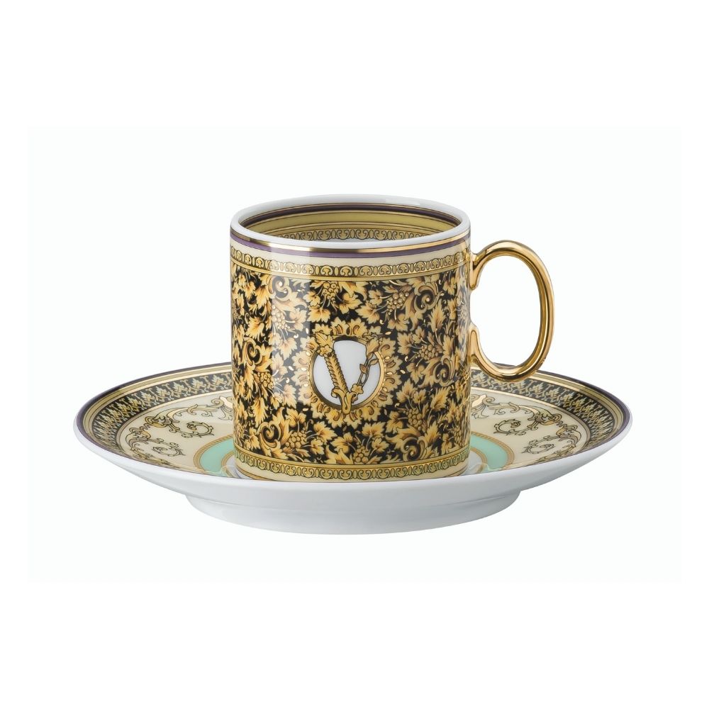 Espresso cup and saucer, Barocco Mosaic - VERSACE