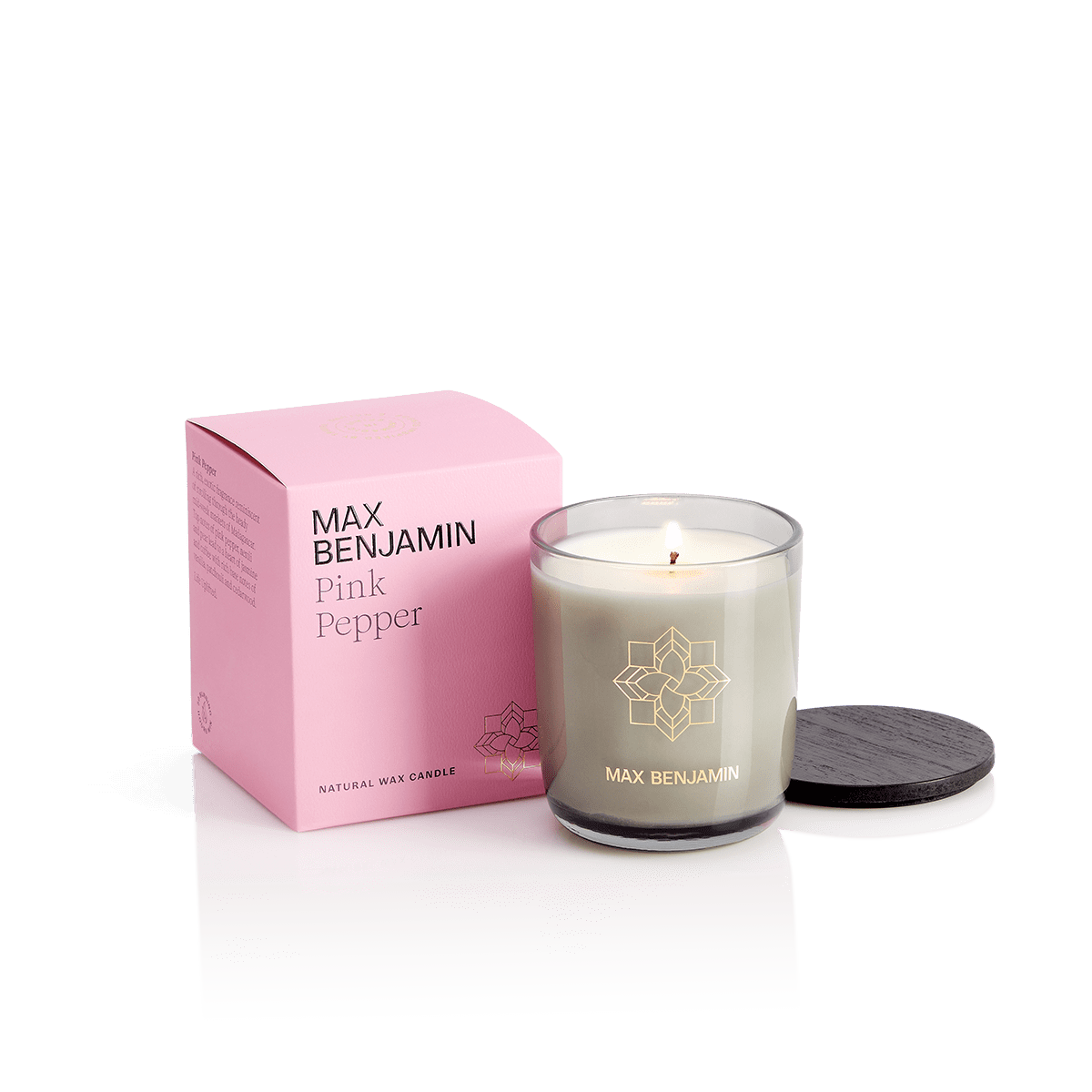 Scented candle, Pink Pepper, 7.4 oz, Classic collection - MAX BENJAMIN