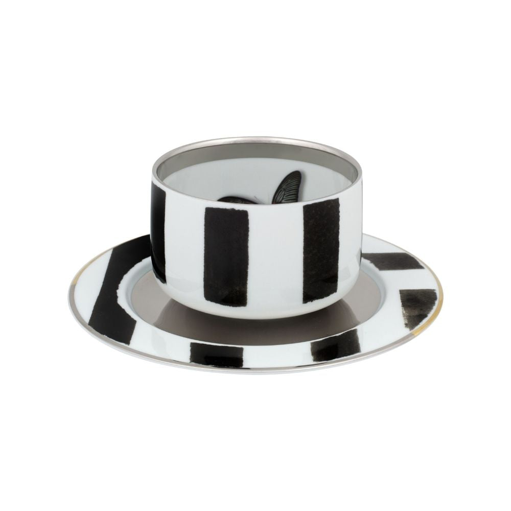 Tea cup and saucer, Sol y Sombra - CHRISTIAN LACROIX