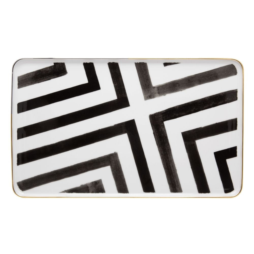 Rectangular platter, Sol y Sombra - CHRISTIAN LACROIX