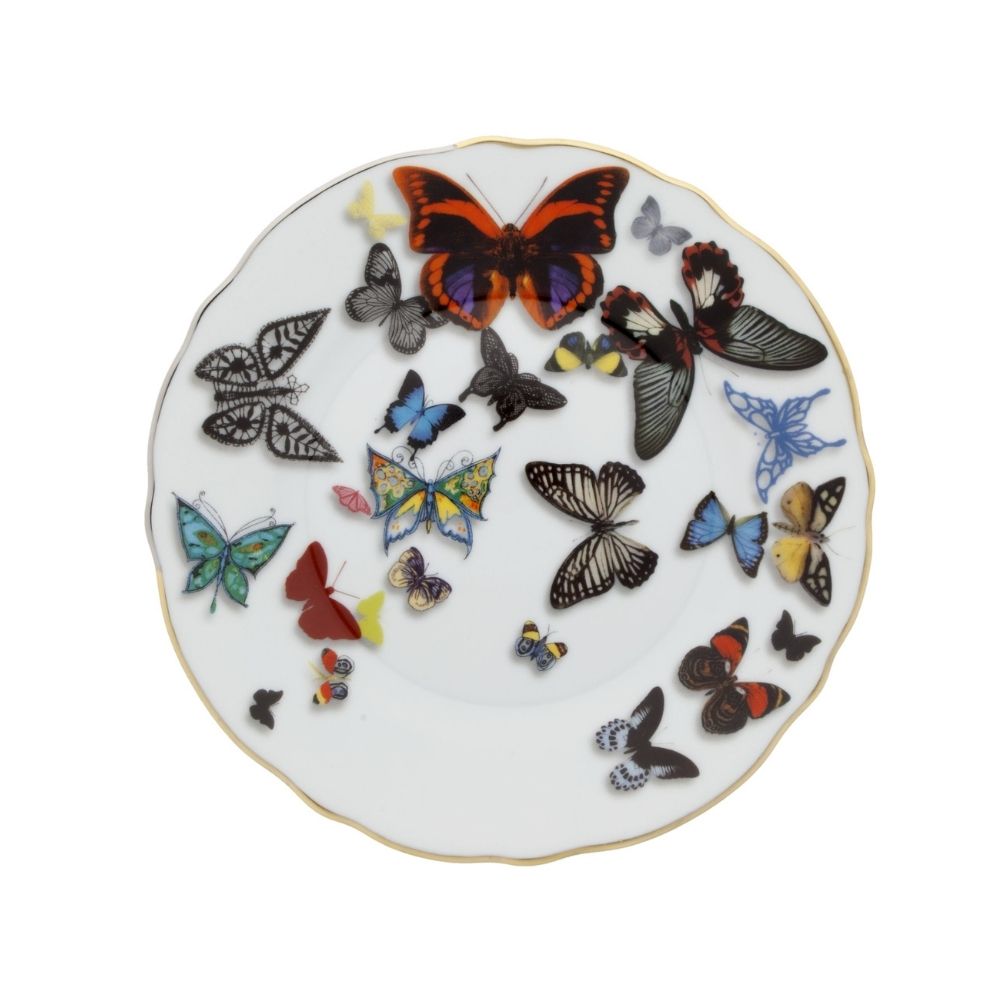 Bread and butter plate, Butterfly Parade - CHRISTIAN LACROIX