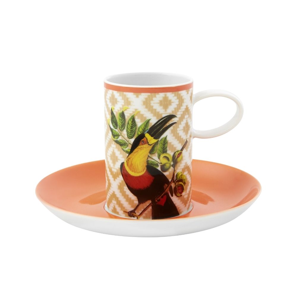 Espresso cup and saucer, Look at Brazil by Chico Gouvea - VISTA ALEGRE