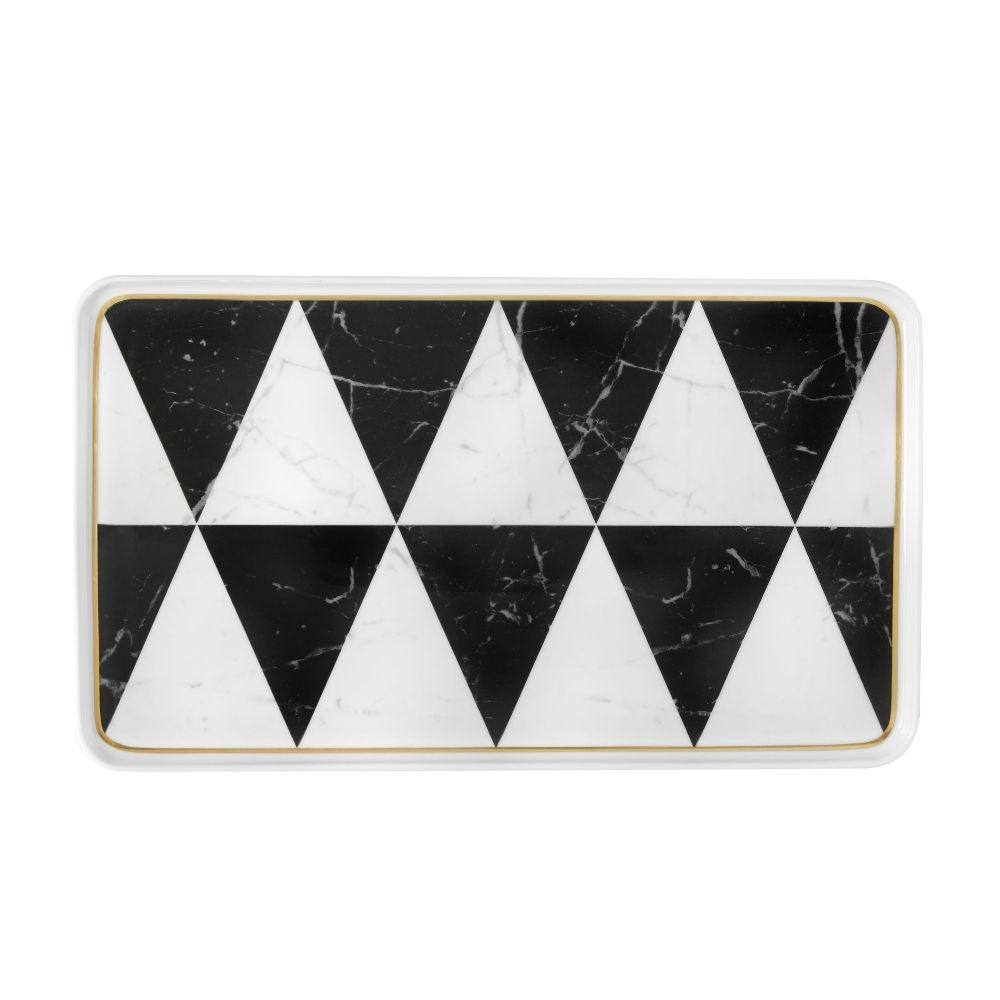 Rectangular platter 13.8 inches, Carrara - VISTA ALEGRE