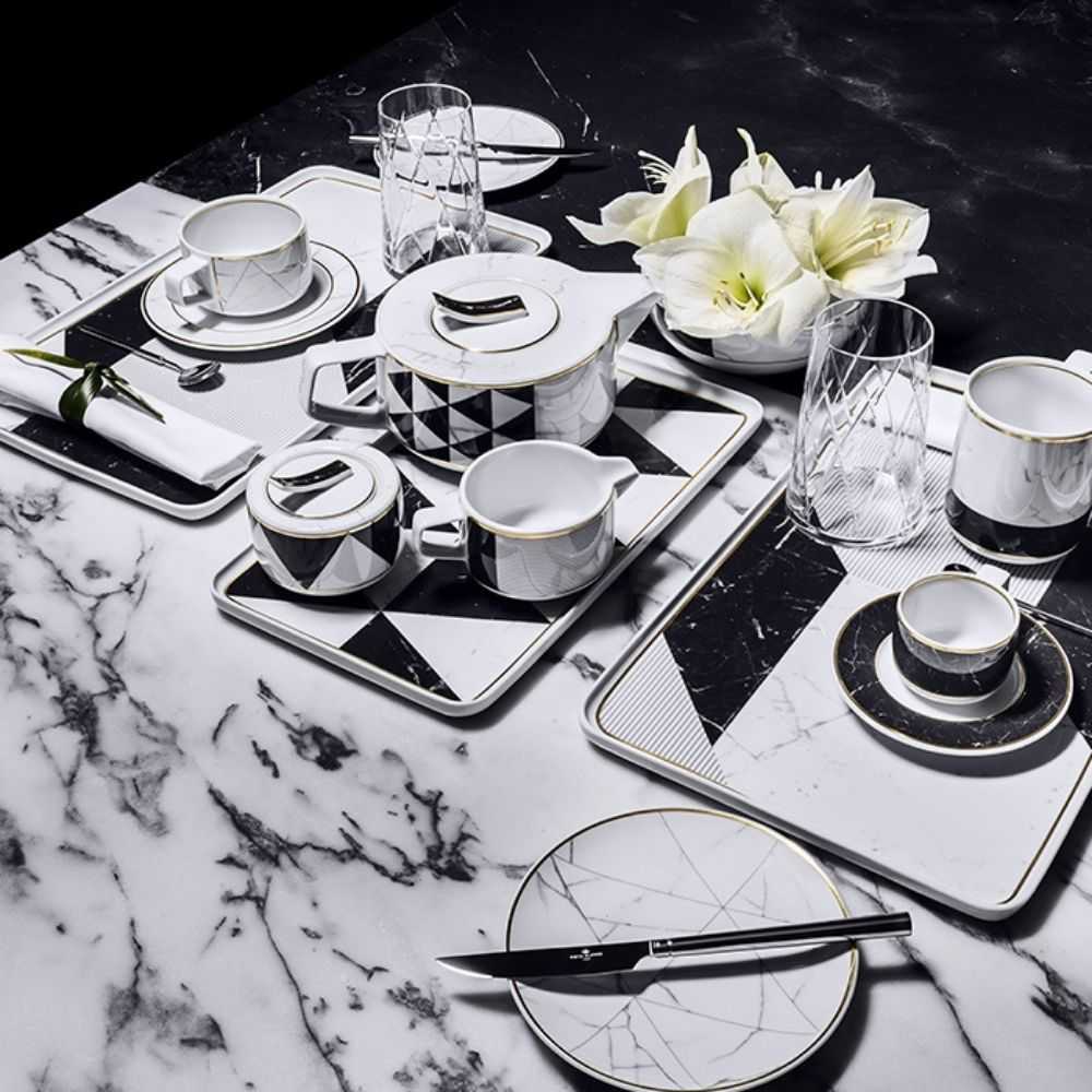 Rectangular platter 13.8 inches, Carrara - VISTA ALEGRE