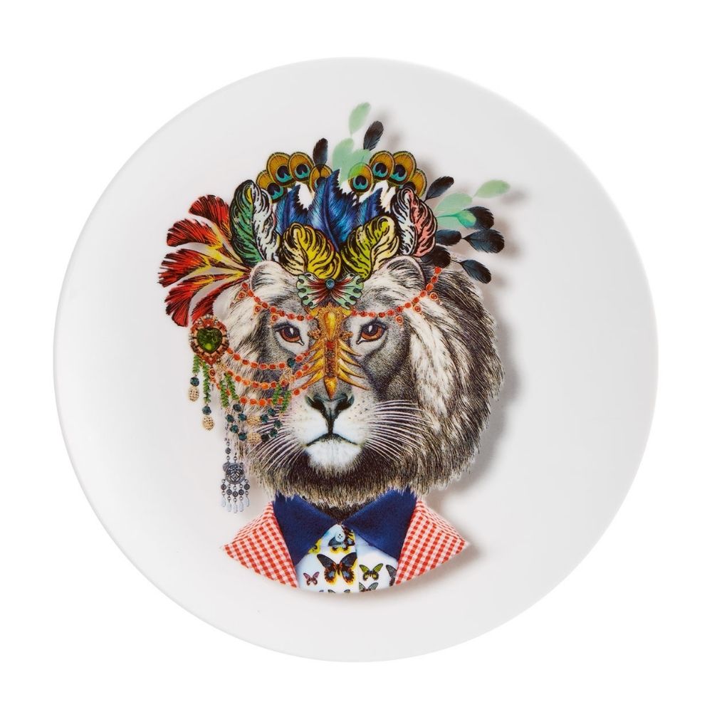 Dessert plate Jungle King, Love who you want - CHRISTIAN LACROIX