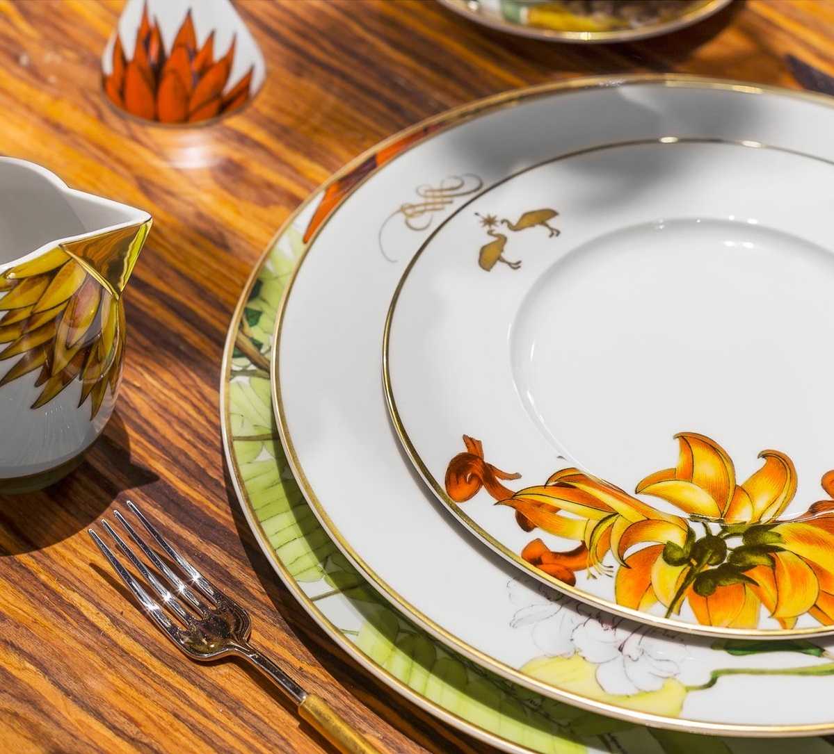 Dessert plate, Amazonia - VISTA ALEGRE