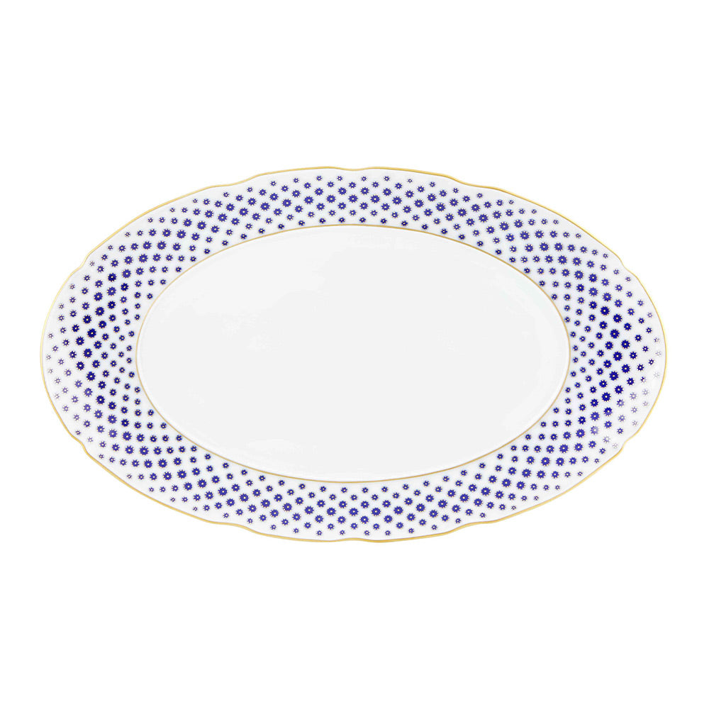 Oval platter, 13.4 inches, Constellation d'Or - VISTA ALEGRE