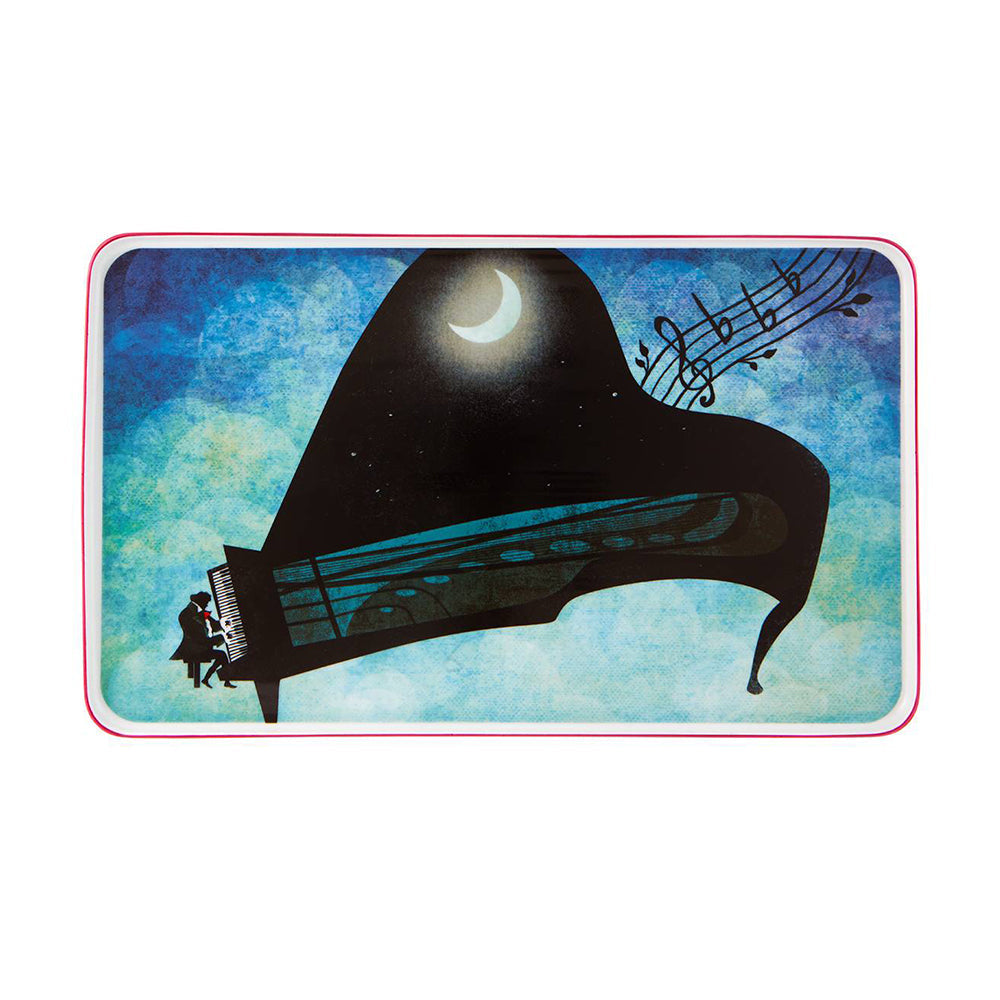 Porcelain tray, Fur Beethoven by Fatinha Ramos - VISTA ALEGRE