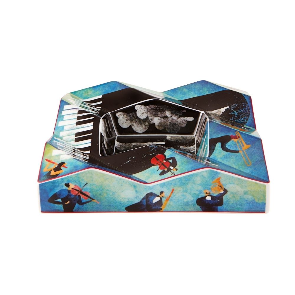 Porcelain ashtray, Fur Beethoven by Fatinha Ramos - VISTA ALEGRE