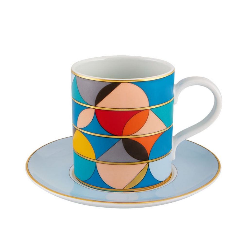 Tea cup and saucer, Futurismo - VISTA ALEGRE
