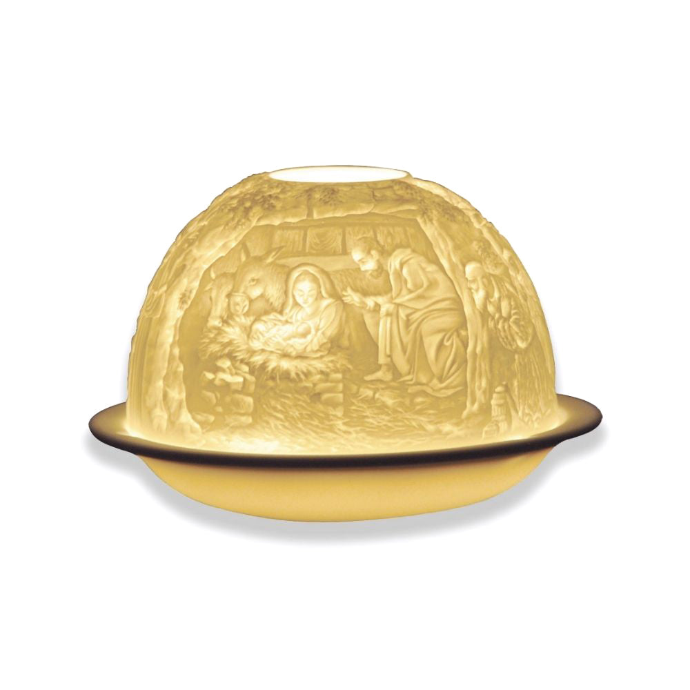 Porcelain candlestick Nativity, Votivelights - Bernardaud