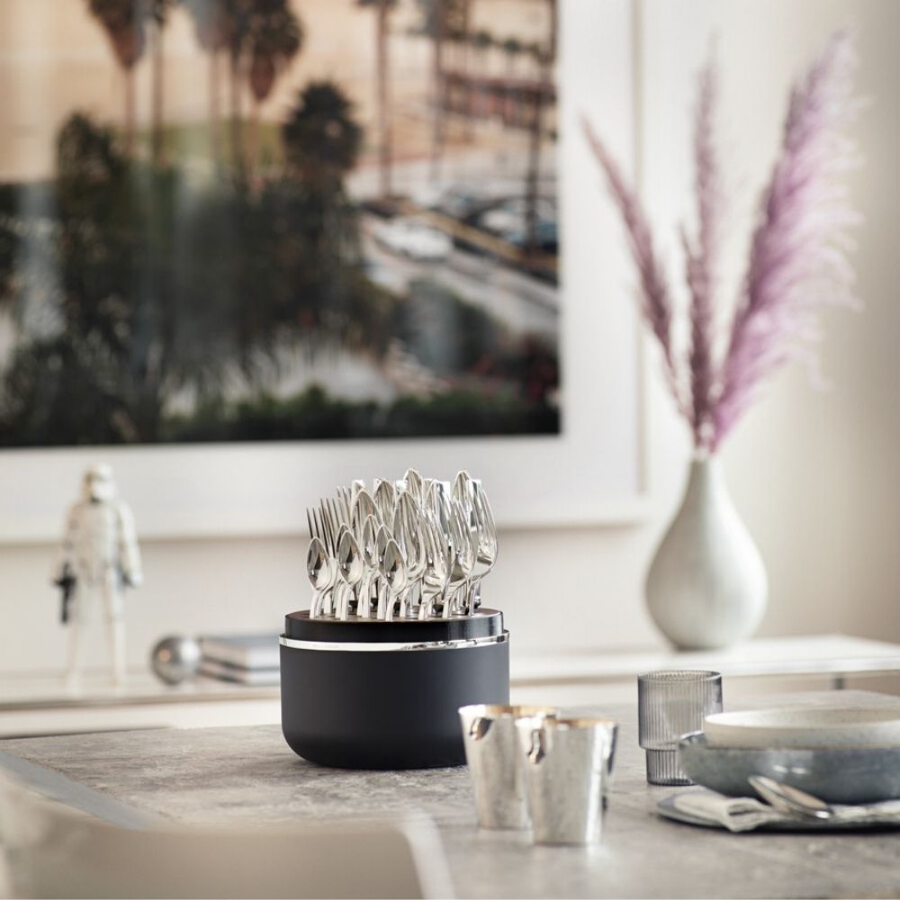 Silver-plated cutlery set, 24 pieces, Martele - ROBBE & BERKING