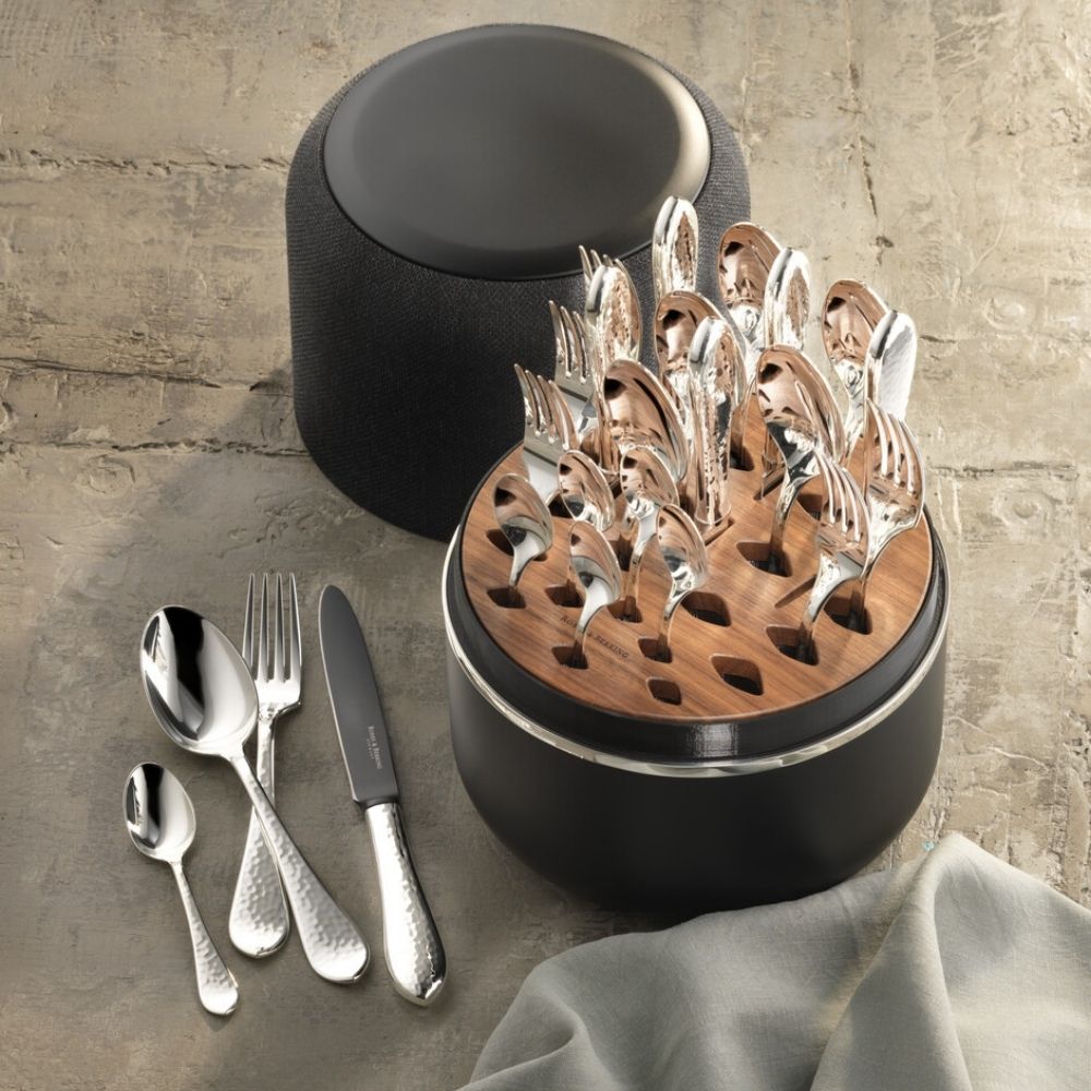Silver-plated cutlery set, 24 pieces, Martele - ROBBE & BERKING