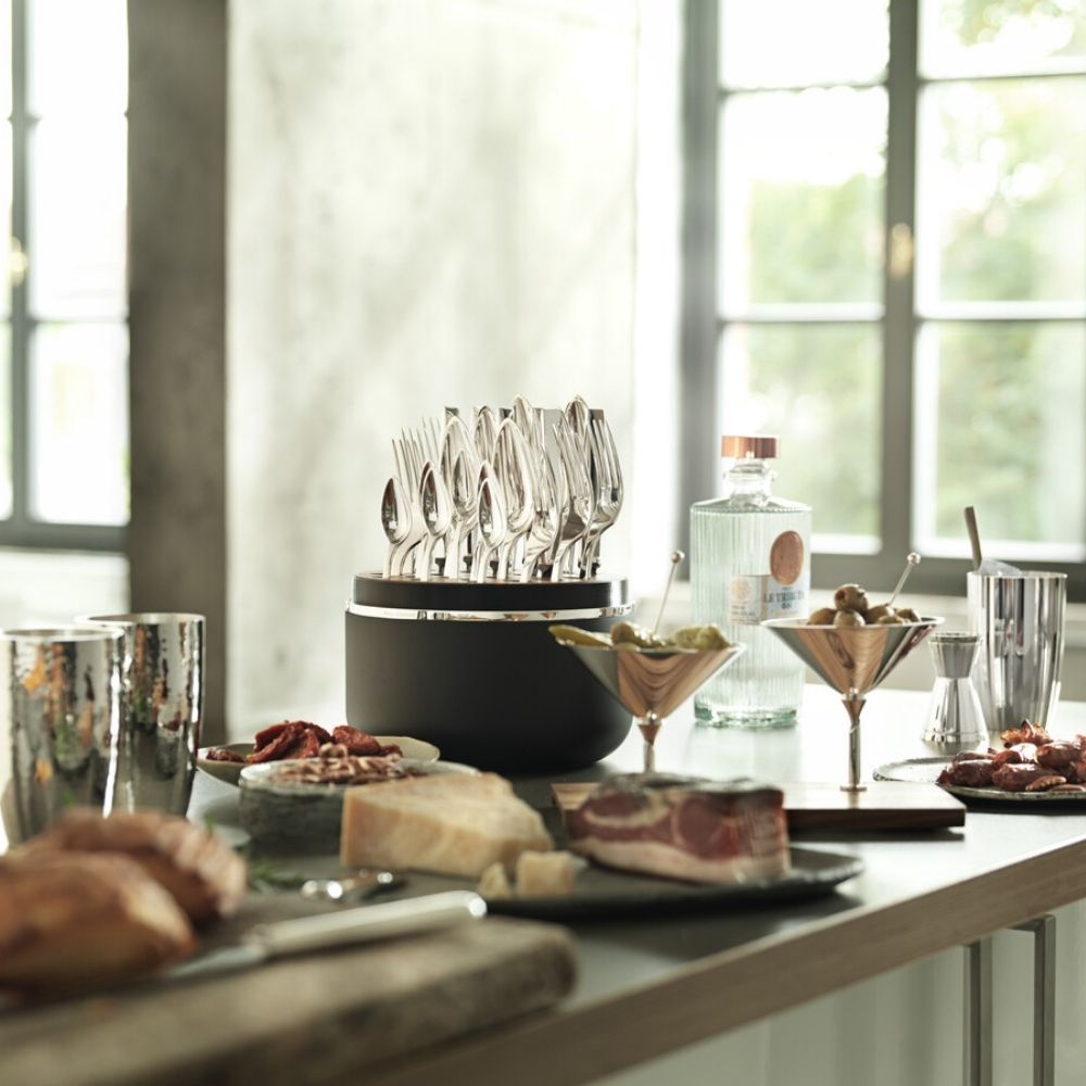 Silver-plated cutlery set, 24 pieces, Martele - ROBBE & BERKING