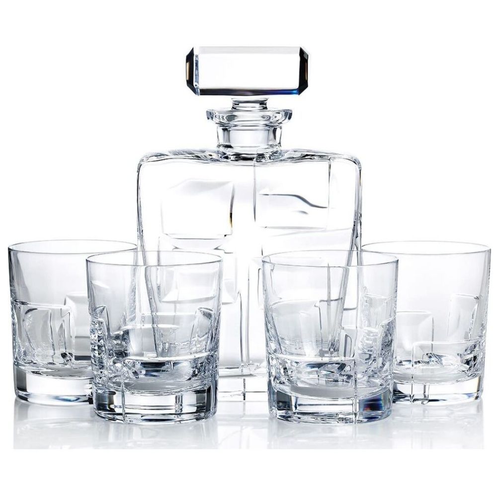 Whisky set - 1 decanter and 4 glasses, Portrait - VISTA ALEGRE