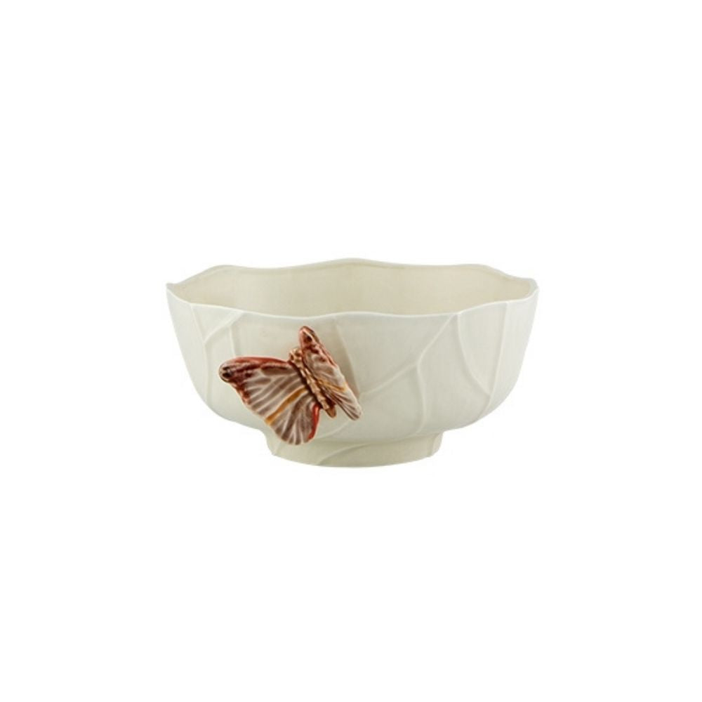 Salad bowl, 11.4 inches, Cloudy Butterflies by Claudia Schiffer - BORDALLO PINHEIRO