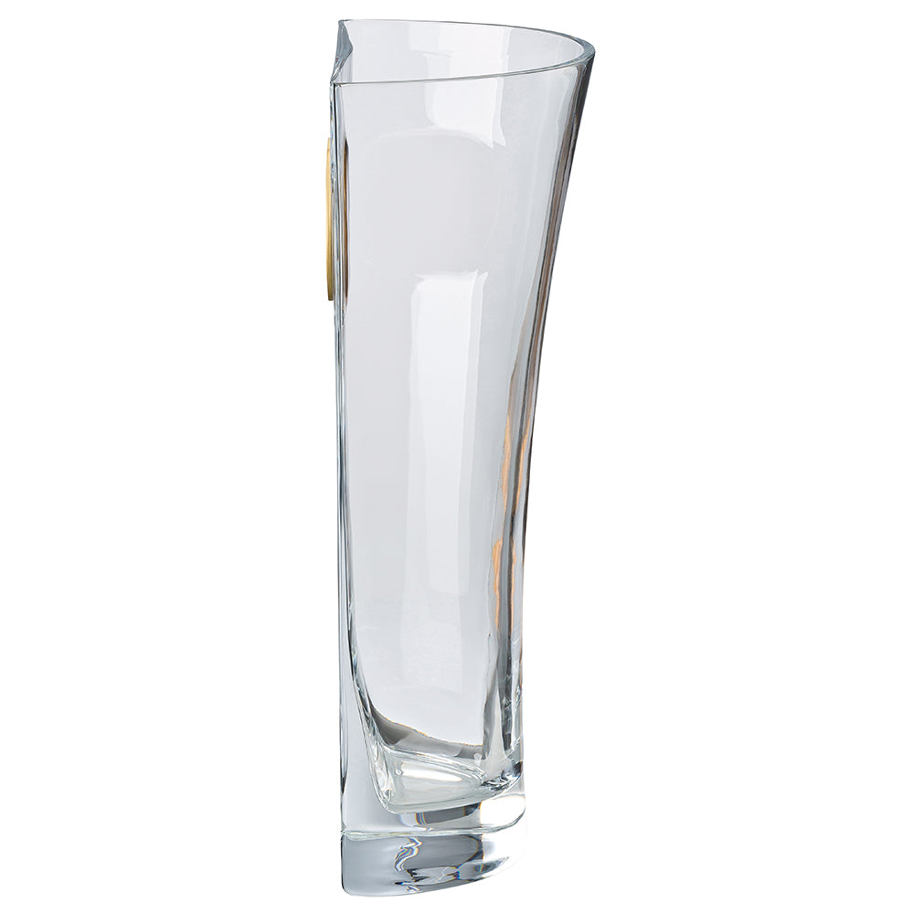 Glass vase, 15.75 inches, Medusa Madness Clear - VERSACE