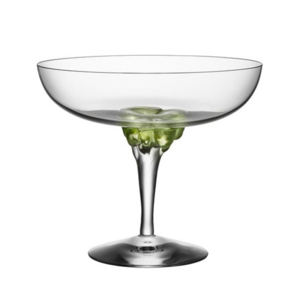 Cocktail coupe glass, 10.8 fl oz, green, Sugar Dandy by Asa Jungnelius - Kosta Boda