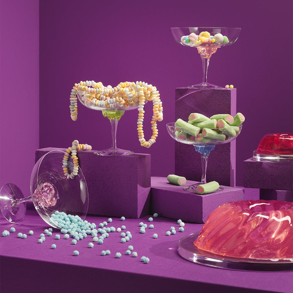 Cocktail coupe glass, 10.8 fl oz, pink, Sugar Dandy by Asa Jungnelius - Kosta Boda