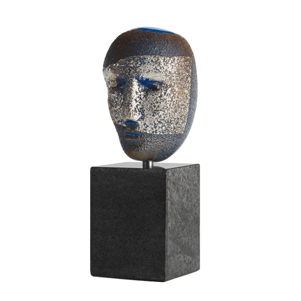 Sculpture with stand Brains Freja by Bertil Vallien - Limited Edition - KOSTA BODA