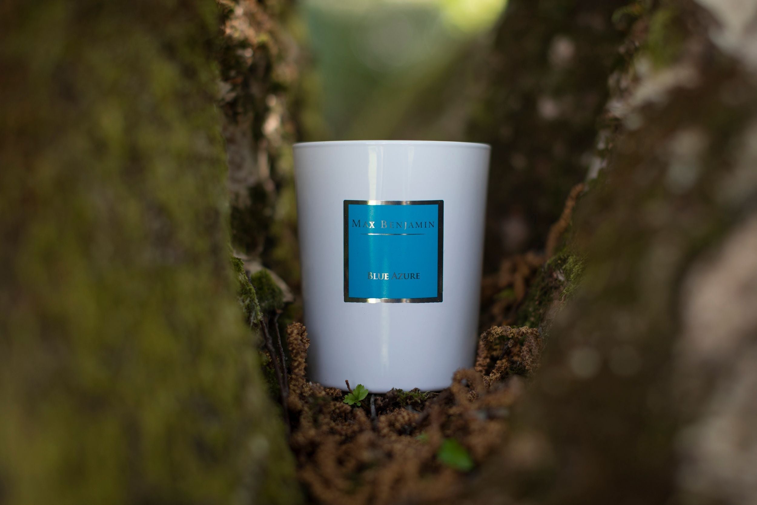 Scented candle, Blue Azure, 6.7 oz, Classic collection - MAX BENJAMIN