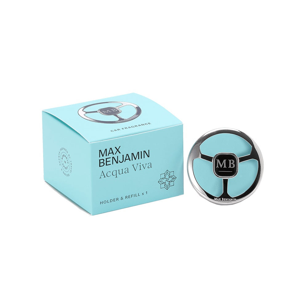 Car air freshener, Acqua Viva, Car Fragrance - MAX BENJAMIN
