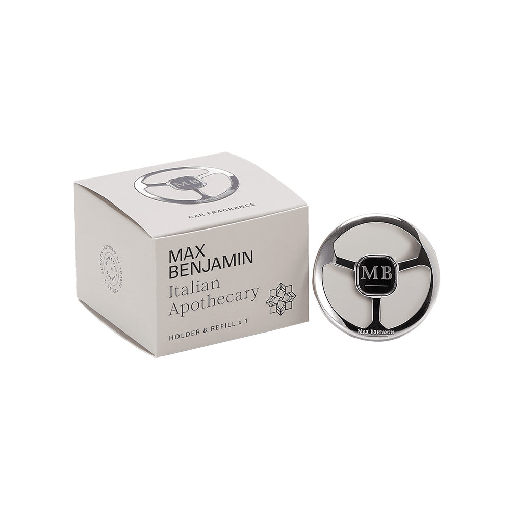 Car air freshener, Italian Apothecary, Car Fragrance - MAX BENJAMIN