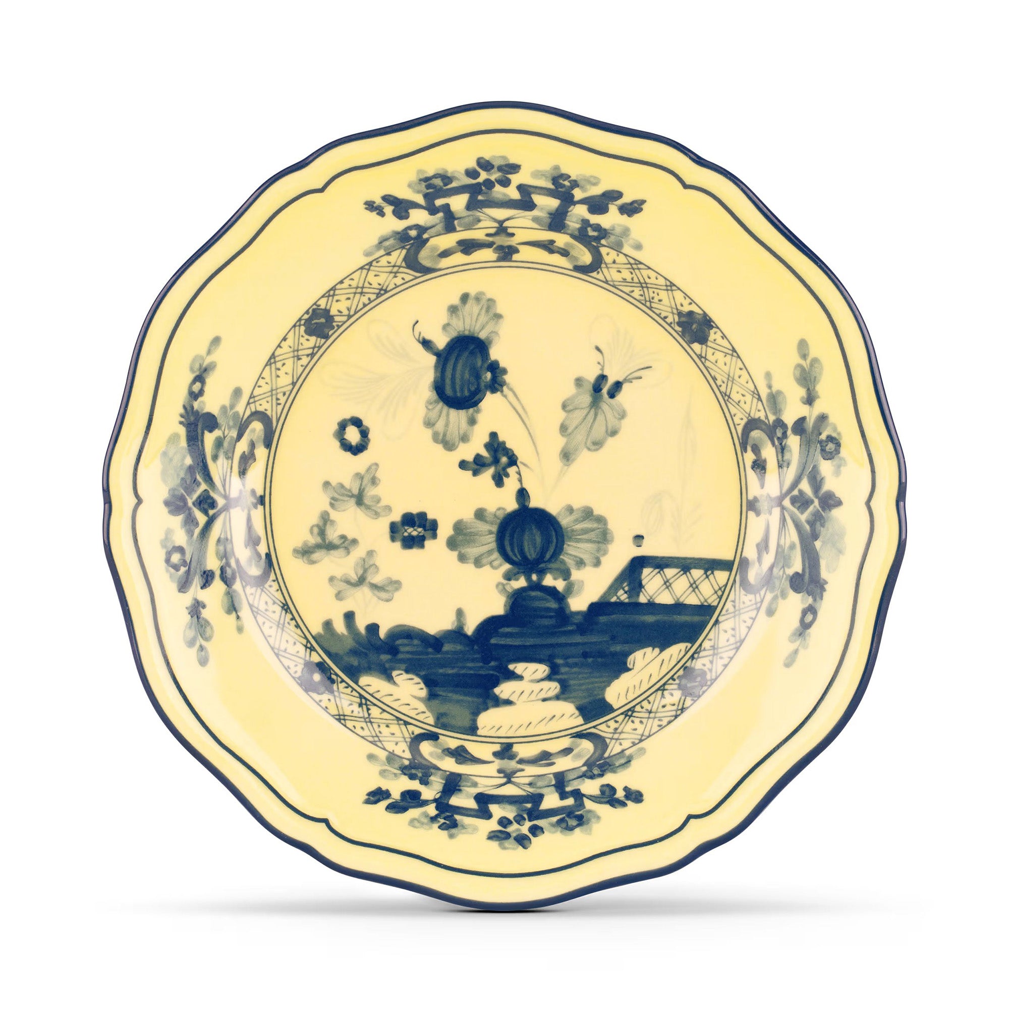 Bread and butter plate, 6.7 in, Oriente Italiano Citrino - GINORI 1735
